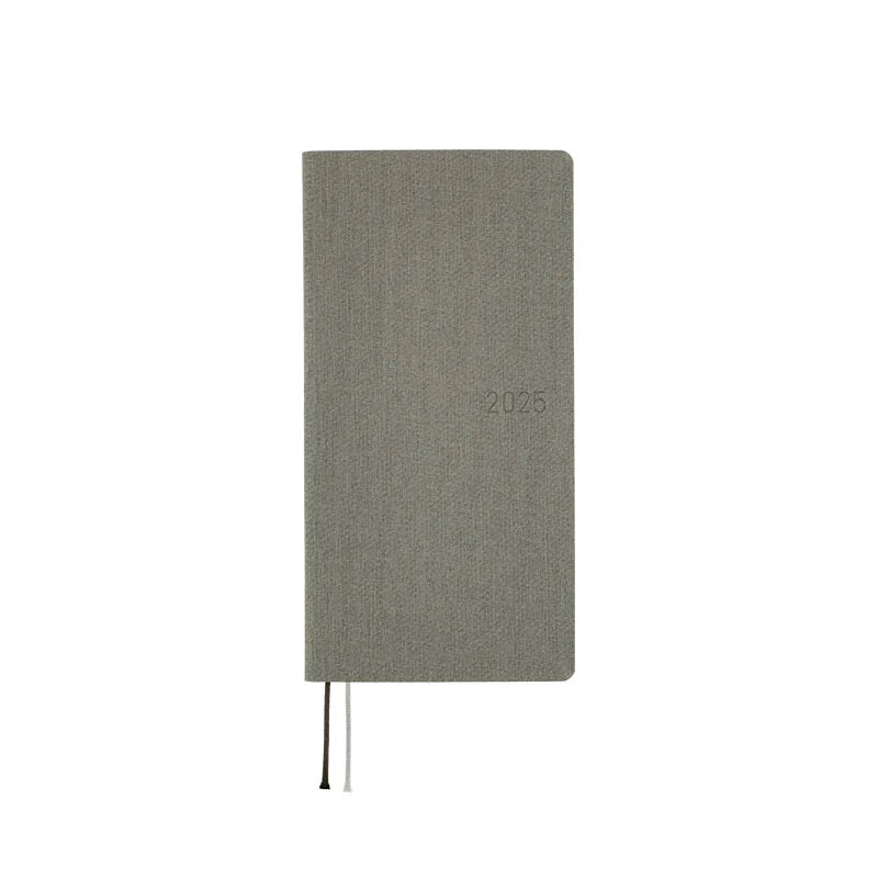 Sale! Hobonichi Techo 2025 Colors: Smoke Gray Weeks Hardcover Book / Weekly Horizontal / January start / Monday start - English Edition