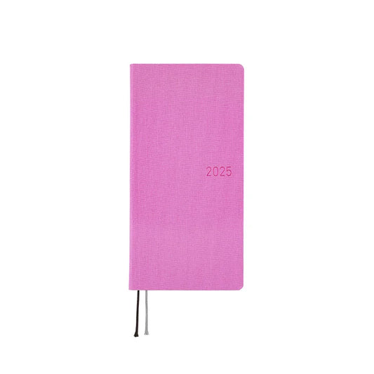 Hobonichi Techo 2025 Colors: Sweet Purple Weeks Hardcover Book / Weekly Horizontal / January start / Monday start - English Edition