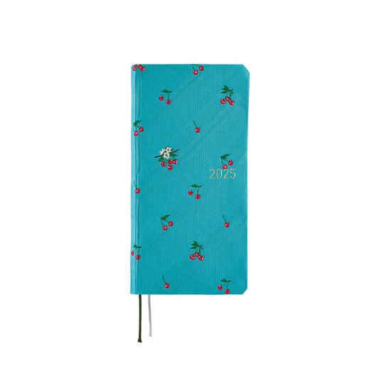 Sale! Hobonichi Weeks MEGA,  Hobonichi Techo 2025 Bow & Tie: Cherry Weeks Mega Hardcover Book / Weekly Horizontal / January start / Monday start - English Edition