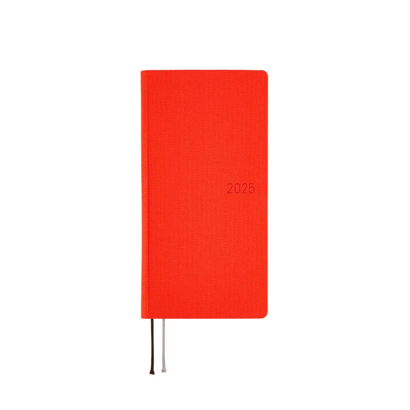 Sale! Hobonichi Weeks MEGA,  Hobonichi Techo 2025 Colors: Chili Pepper Weeks Mega Hardcover Book / Weekly Horizontal / January start / Monday start - English Edition