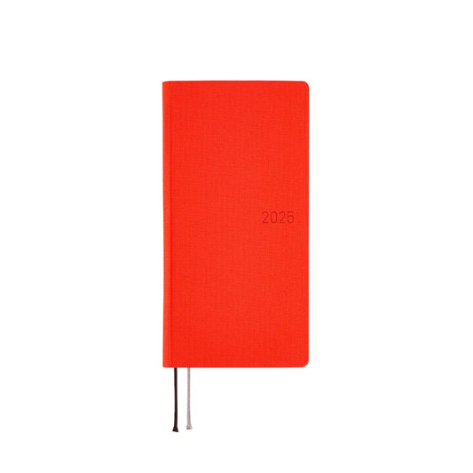 Sale! Hobonichi Weeks MEGA,  Hobonichi Techo 2025 Colors: Chili Pepper Weeks Mega Hardcover Book / Weekly Horizontal / January start / Monday start - English Edition