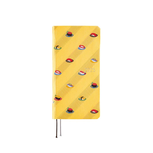 Sale! Hobonichi Weeks MEGA,  Hobonichi Techo 2025 Bow & Tie: Sushi Weeks Mega Hardcover Book / Weekly Horizontal / January start / Monday start - English Edition