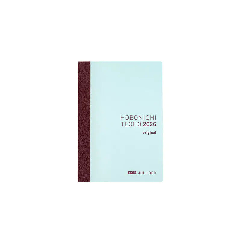 Hobonichi Techo 2026 Original Avec Book (July Start) A6 Size / Daily Single 6-month book / Jul start / Mon start