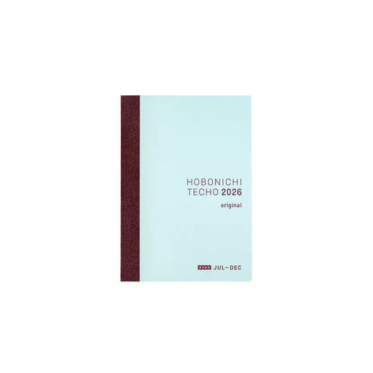 Hobonichi Techo 2026 Original Avec Book (July Start) A6 Size / Daily Single 6-month book / Jul start / Mon start