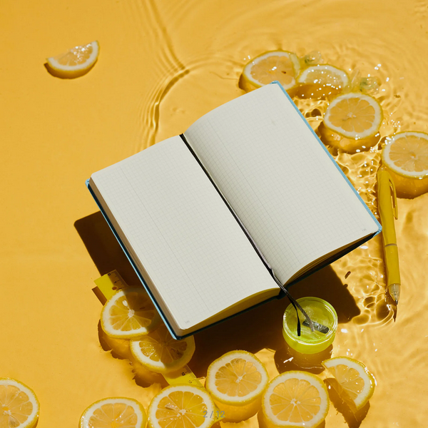 Sale! Hobonichi Weeks MEGA,  Hobonichi Techo 2025 Colors: Lemon Water Weeks Mega Hardcover Book / Weekly Horizontal / January start / Monday start - English Edition