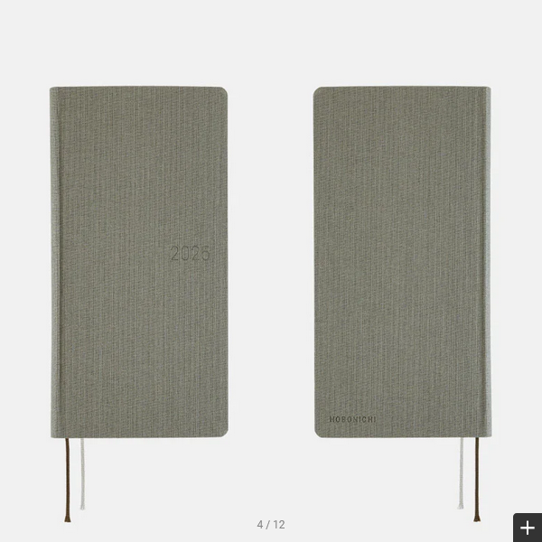 Sale! Hobonichi Weeks MEGA,  Hobonichi Techo 2025 Colors: Smoke Gray Weeks Mega Hardcover Book / Weekly Horizontal / January start / Monday start - English Edition