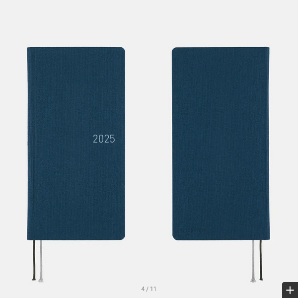 Hobonichi Techo 2025 Colors: Star Dust Weeks Hardcover Book / Weekly Horizontal / January start / Monday start - English Edition