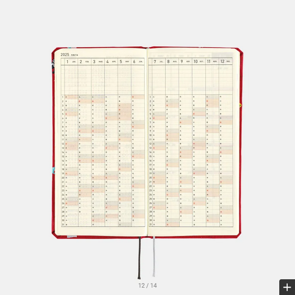 Hobonichi Techo 2025 ONE PIECE magazine: DON! Weeks Hardcover Book / Weekly Horizontal / January start / Monday start - English Edition