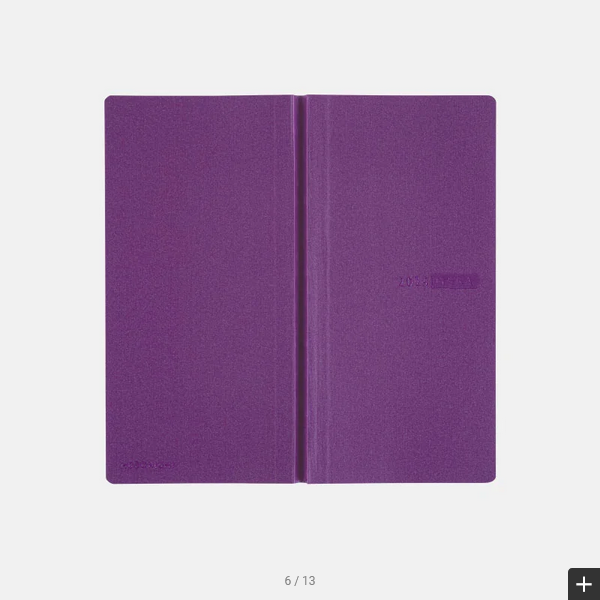 Sale! Hobonichi Weeks MEGA,  Hobonichi Techo 2025 Sneaker: Rich Purple Weeks Mega Softcover Book / Weekly Horizontal / January start / Monday start - English Edition