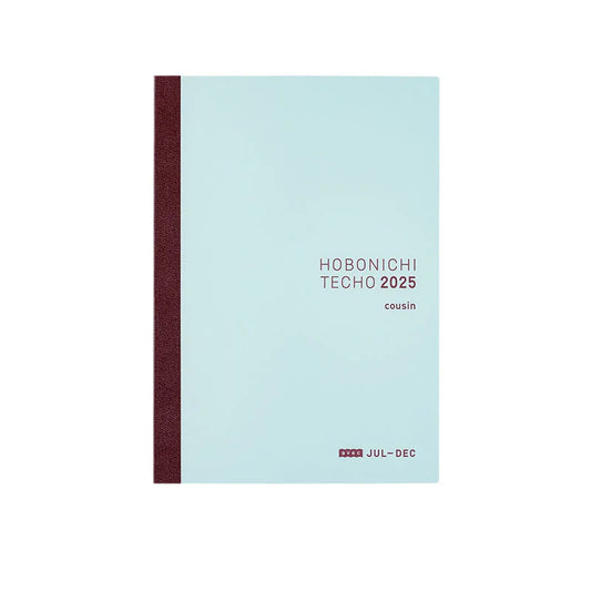 Hobonichi Techo HON - A6 English - Paper Series: Black Gingham - 2025
