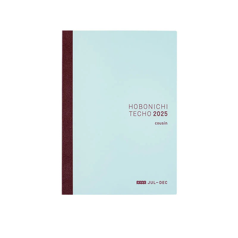 Hobonichi Techo 2025 Cousin Avec Book (July Start) A5 Size / Daily Single 6-month book / Jul start / Mon start