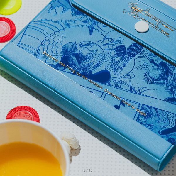 Hobonichi Techo 2025 ONE PIECE magazine: Banquet (Blue) A6 Original Size Cover (Cover Only)