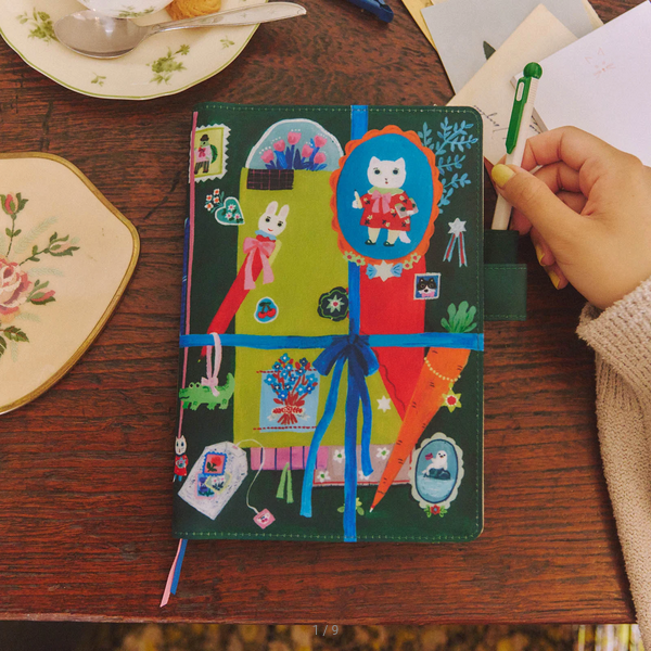 Hobonichi Techo 2025 Yumi Kitagishi: Letter A5 Cousin Size Cover (Cover Only)