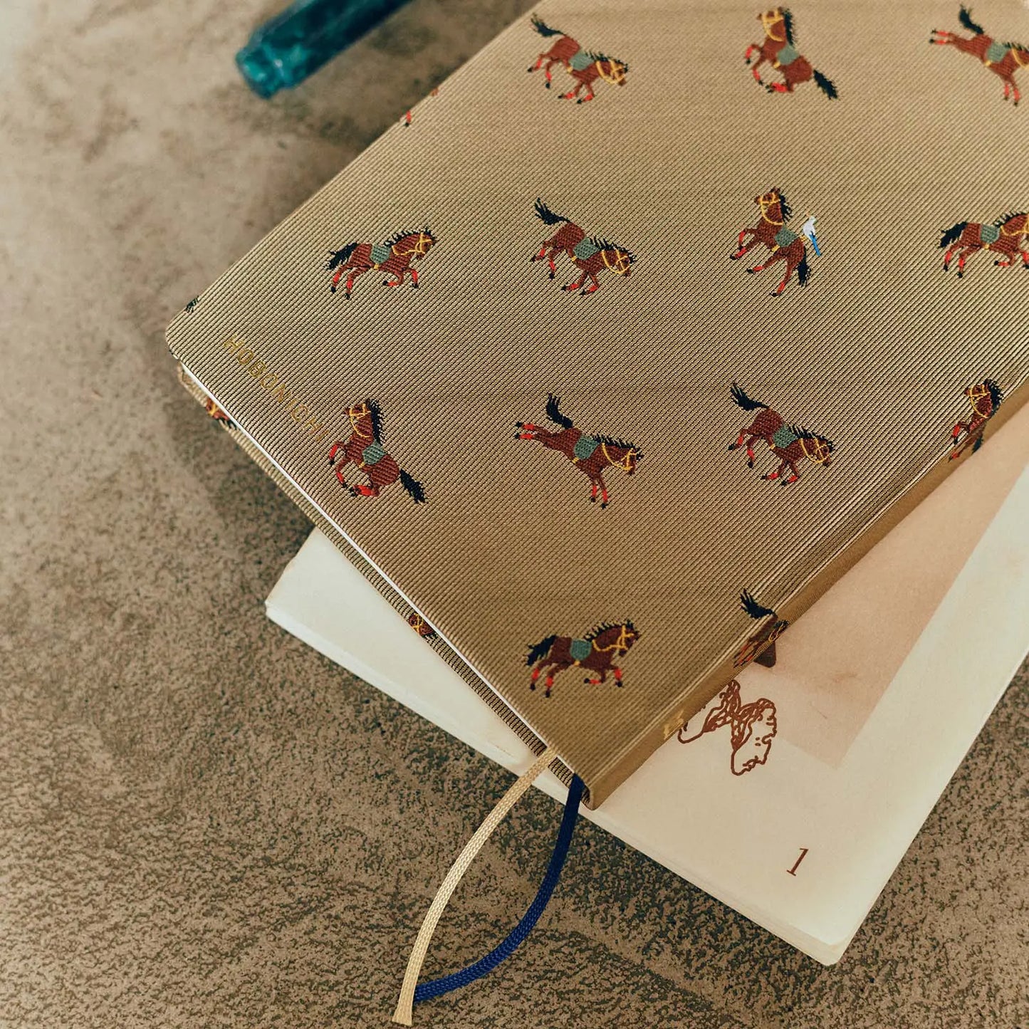 PRE-ORDER Hobonichi Techo 2026 Bow & Tie: Galloping Horses HON  / A6 Size / Daily / Jan start / Mon start - English Edition