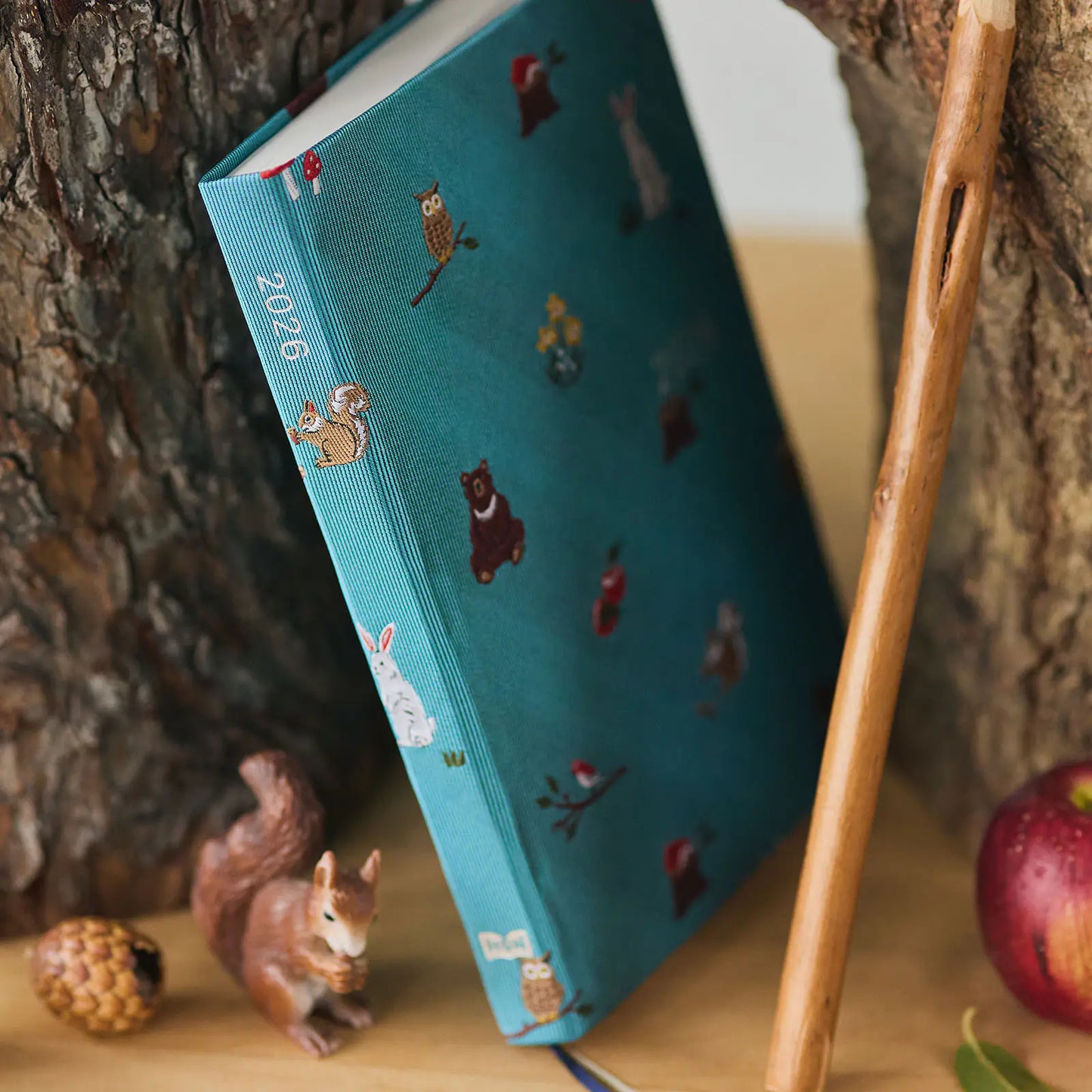 PRE-ORDER Hobonichi Techo 2026 Bow & Tie: In the Forest HON  / A6 Size / Daily / Jan start / Mon start - English Edition