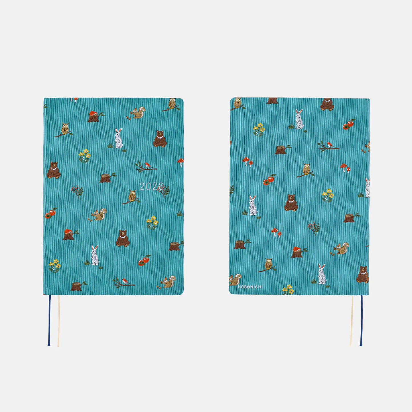 PRE-ORDER Hobonichi Techo 2026 Bow & Tie: In the Forest HON / A5 Size / Daily / Jan start / Mon start - English Edition