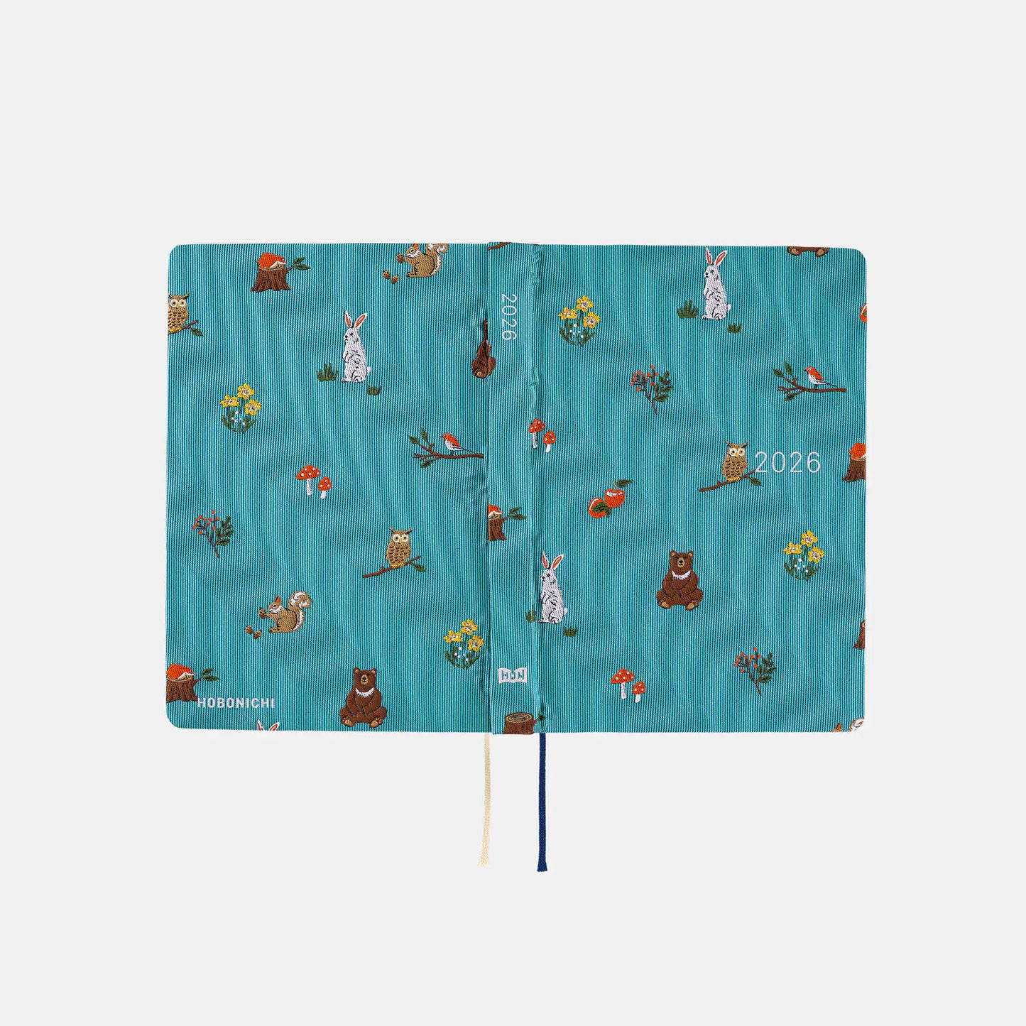 PRE-ORDER Hobonichi Techo 2026 Bow & Tie: In the Forest HON  / A6 Size / Daily / Jan start / Mon start - English Edition