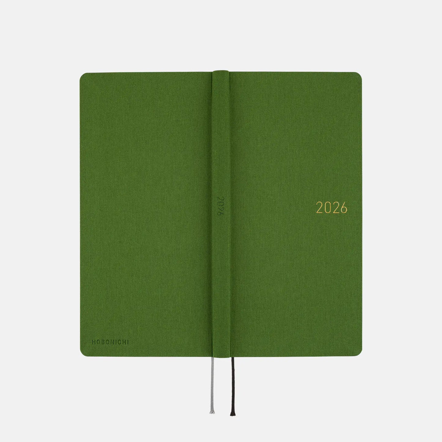 Hobonichi Techo 2026 Colors: Antique Green Weeks Hardcover Book / Weekly Horizontal / Jan start / Mon start - English Edition