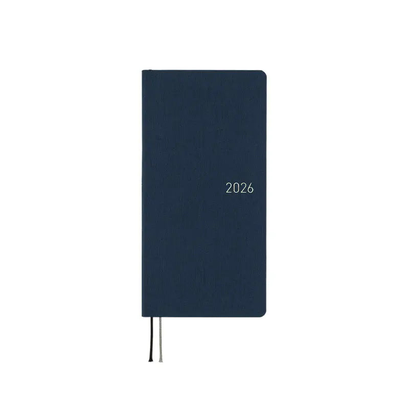 Hobonichi Techo 2026 Colors: Cosmo Blue Weeks Hardcover Book / Weekly Horizontal / Jan start / Mon start - English Edition