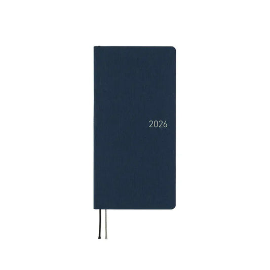 PRE-ORDER Hobonichi Techo 2026 Colors: Cosmo Blue Weeks Hardcover Book / Weekly Horizontal / Jan start / Mon start - English Edition