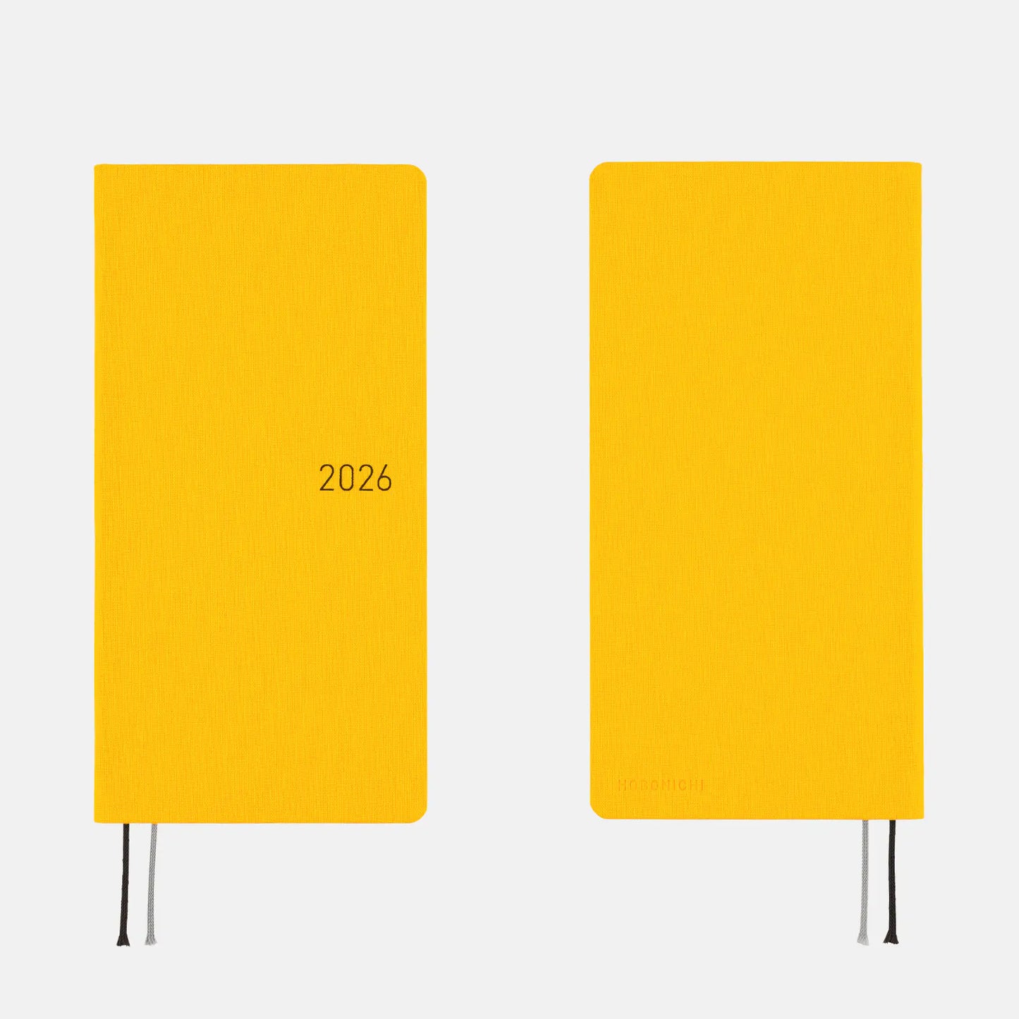 PRE-ORDER Hobonichi Techo 2026 Colors: Full Moon Yellow Weeks Hardcover Book / Weekly Horizontal / Jan start / Mon start - English Edition
