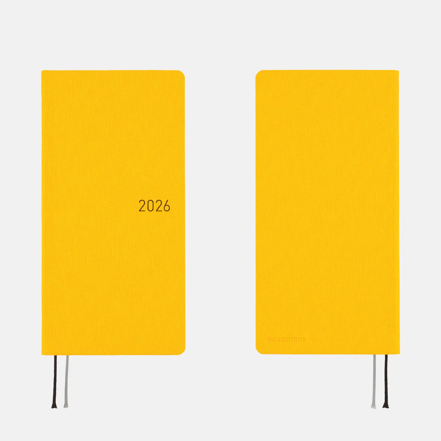 Weeks MEGA, Hobonichi Techo 2026 Colors: Full Moon Yellow Weeks Mega Hardcover Book / Weekly Horizontal / Jan start / Mon start - English Edition