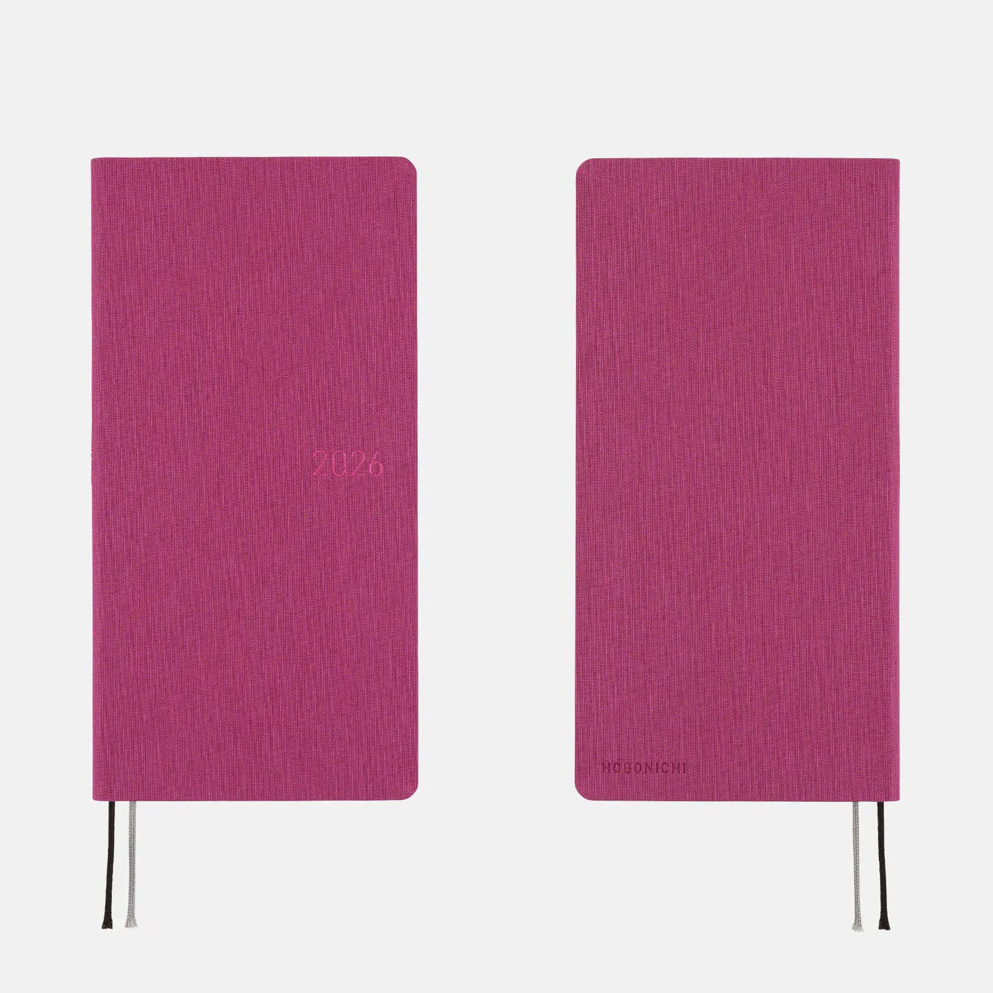 Hobonichi Techo 2026 Colors: Peony Purple Weeks Hardcover Book / Weekly Horizontal / Jan start / Mon start - English Edition