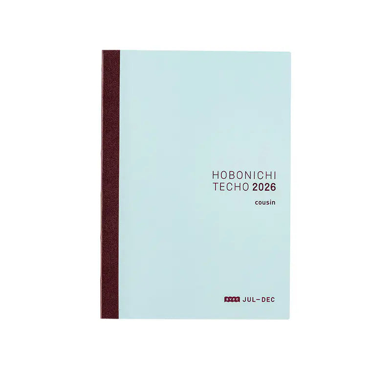 Hobonichi Techo 2026 Cousin Avec Book (July Start) A5 Size / Daily Single 6-month book / Jul start / Mon start