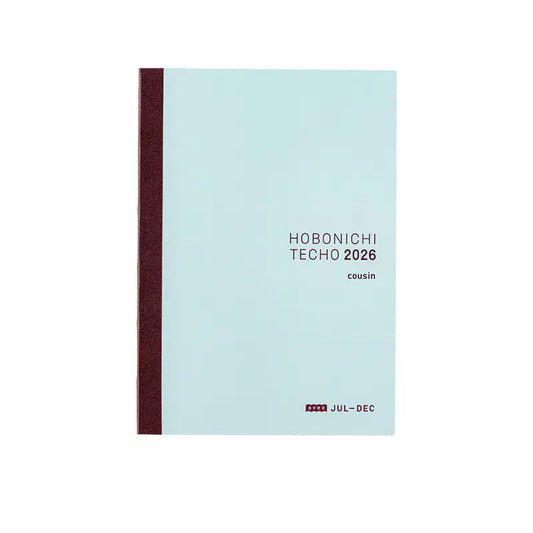 Hobonichi Techo 2026 Cousin Avec Book (July Start) A5 Size / Daily Single 6-month book / Jul start / Mon start