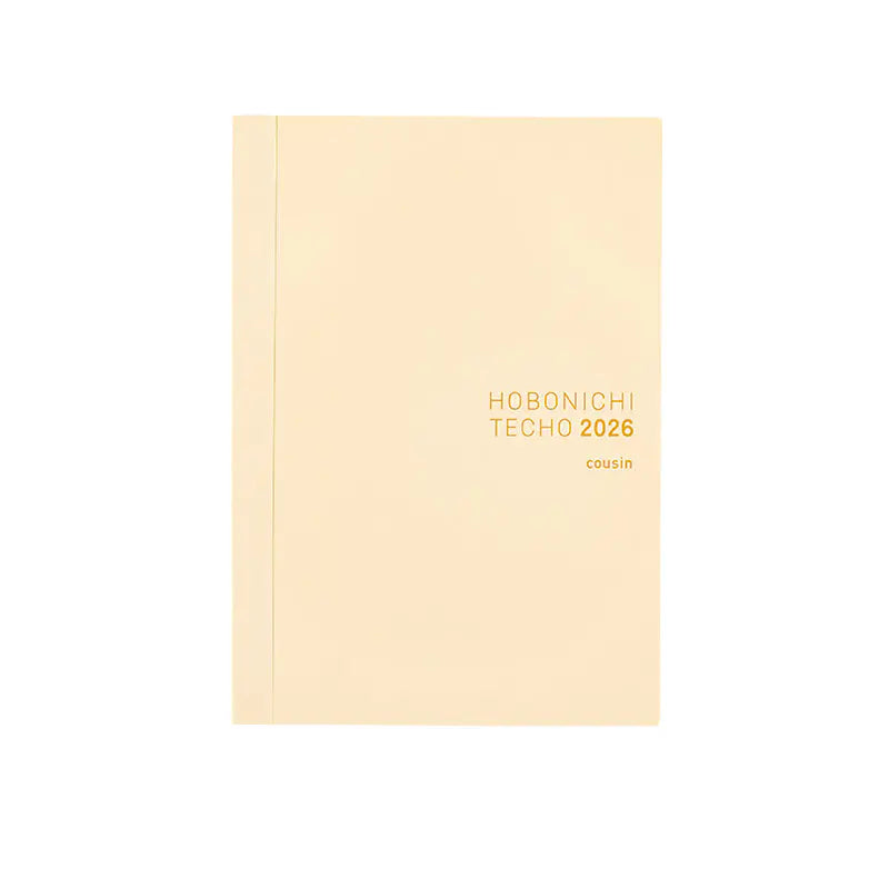 PRE-ORDER Hobonichi Techo 2026 English Cousin Book 2026 (January Start) A5 Size / Daily / Jan start / Mon start - English Edition
