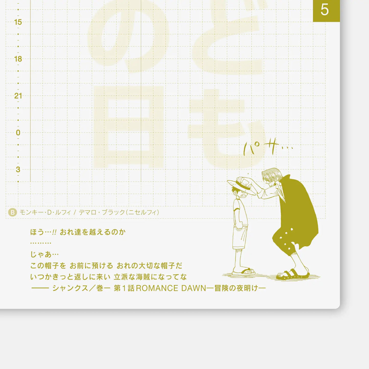 Hobonichi Techo 2026 Japanese Original Book - One Piece Edition (January Start) A6 Size / Daily / Jan start / Mon start - Japanese Edition