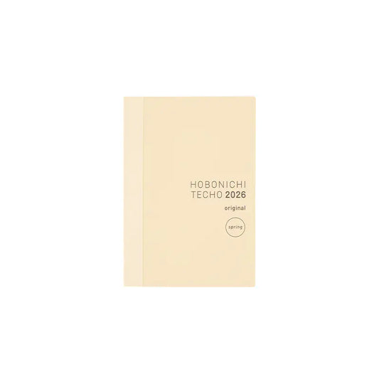 Hobonichi Techo 2026 Spring April Start - Hobonichi Techo 2026 Japanese Original Book (April Start) A6 Size / Daily / Apr start / Mon or Sun start - Japanese Edition