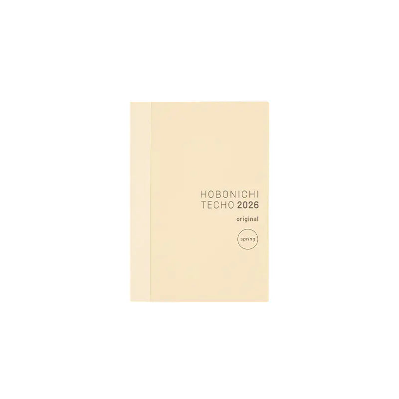 Hobonichi Techo 2026 Spring April Start - Hobonichi Techo 2026 Japanese Original Book (April Start) A6 Size / Daily / Apr start / Mon or Sun start - Japanese Edition