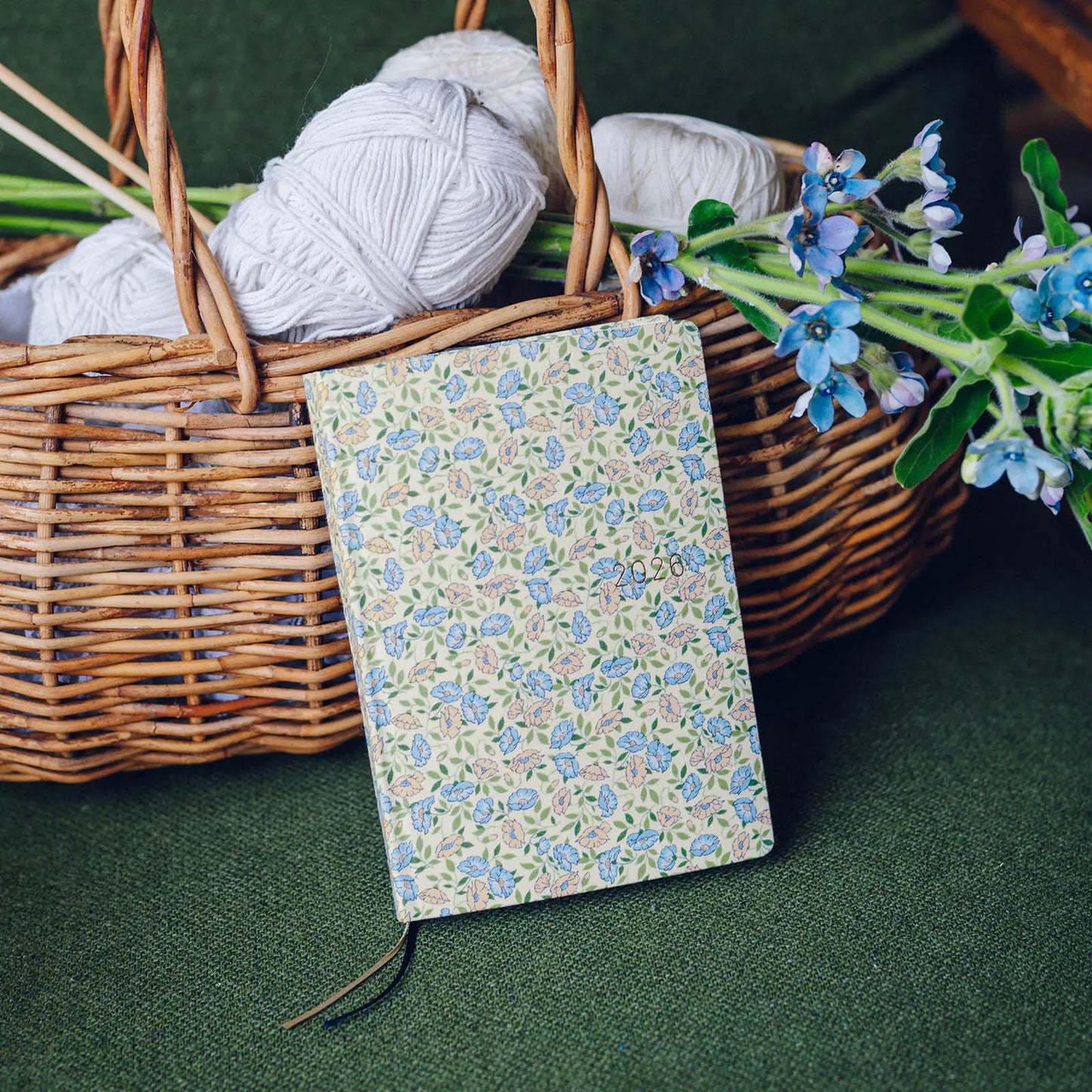 PRE-ORDER Hobonichi Techo 2026 Liberty Fabrics: Sasha Kiora HON  / A6 Size / Daily / Jan start / Mon start - English Edition