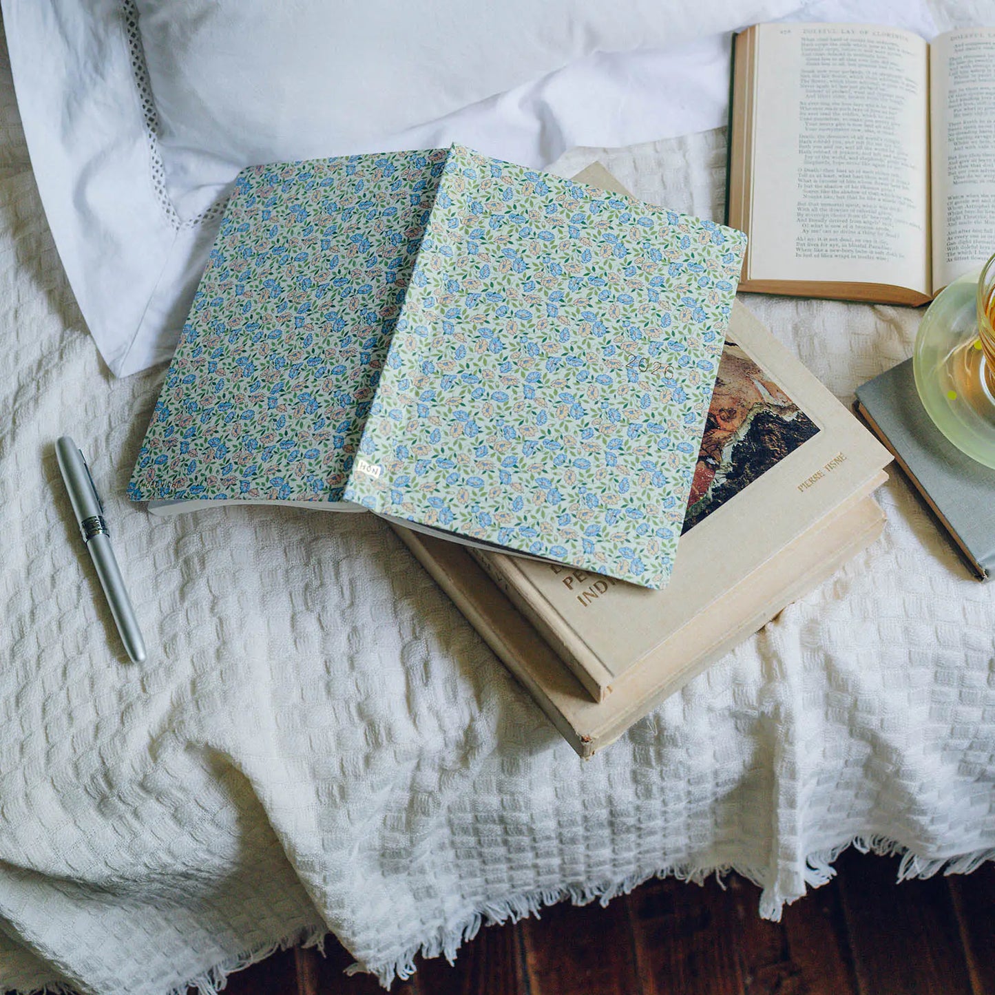 PRE-ORDER Hobonichi Techo 2026 Liberty Fabrics: Sasha Kiora HON / A5 Size / Daily / Jan start / Mon start - English Edition