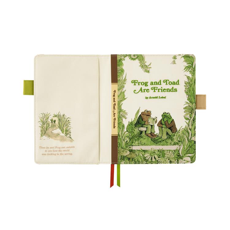 Hobonichi Techo 2026 Loft Exclusives edition - Frog and Toad A5 Cousin Size Cover (Frog and Toad Are Friends) - Cover Only