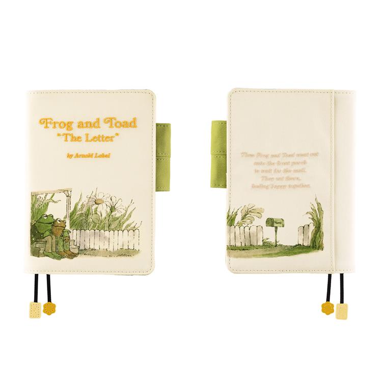 Hobonichi Techo 2026 Loft Exclusives edition - Frog and Toad A6 Original Size Cover (The Letter) with Pencil Board
