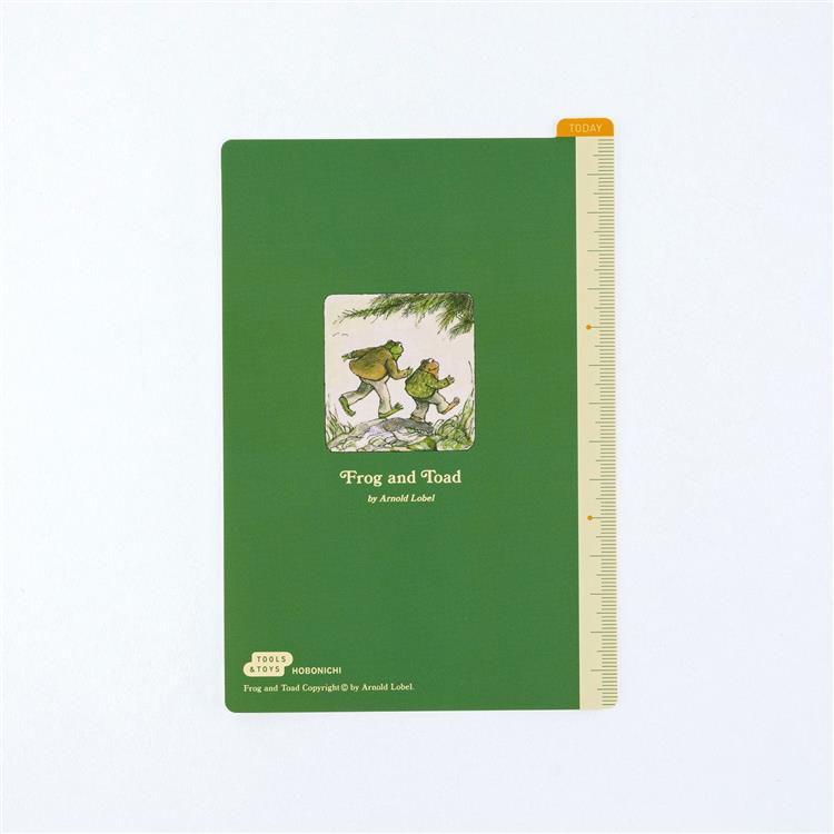 Hobonichi Techo 2026 Loft Exclusives edition - Frog and Toad A6 Original Size Cover (The Letter) with Pencil Board