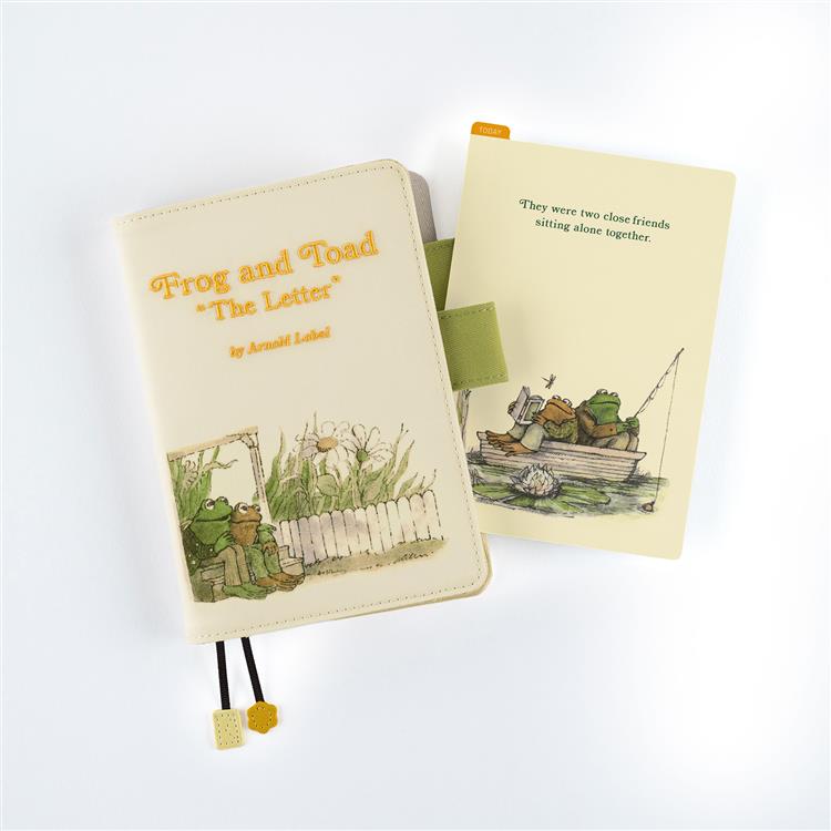 Hobonichi Techo 2026 Loft Exclusives edition - Frog and Toad A6 Original Size Cover (The Letter) with Pencil Board
