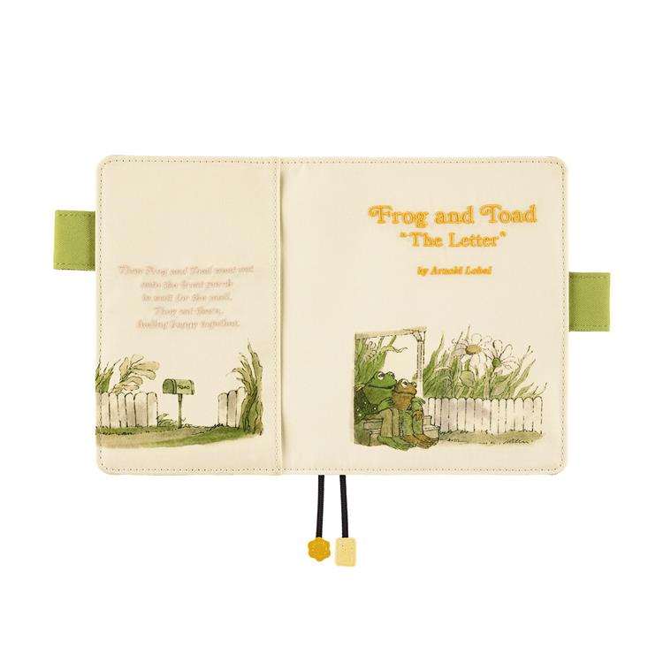 Hobonichi Techo 2026 Loft Exclusives edition - Frog and Toad A6 Original Size Cover (The Letter) with Pencil Board