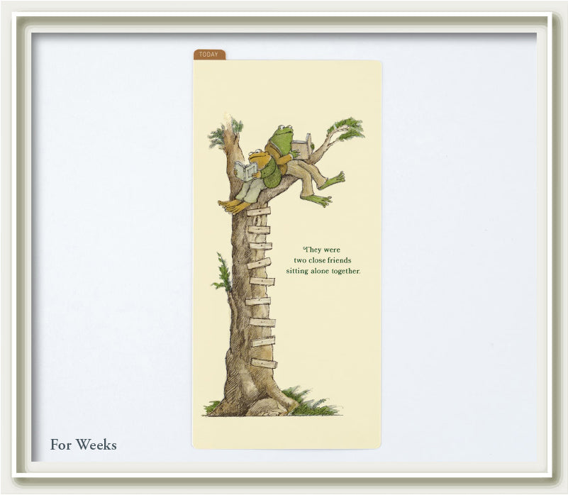 Hobonichi Techo 2026 Loft Exclusives edition - Frog and Toad Weeks Hardcover Book - Japanese Edition - with Pencil Board