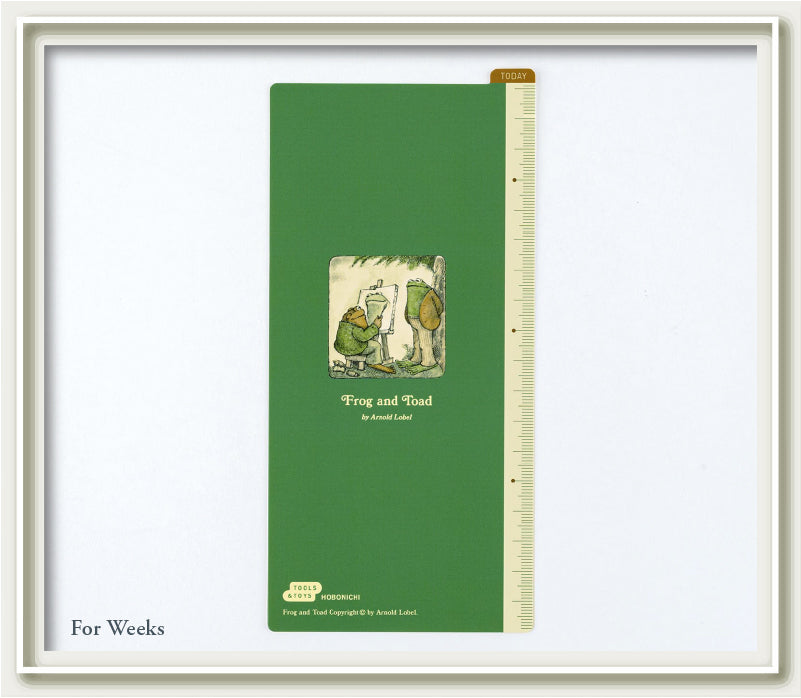 Hobonichi Techo 2026 Loft Exclusives edition - Frog and Toad Weeks Hardcover Book - Japanese Edition - with Pencil Board