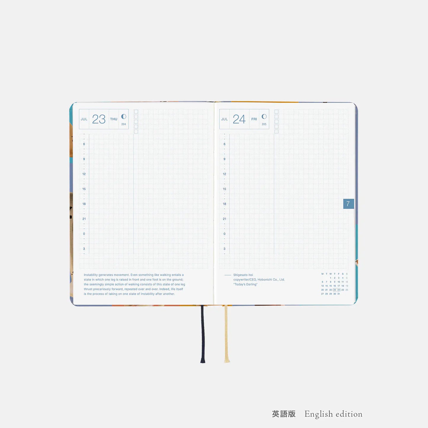 PRE-ORDER Hobonichi Techo 2026 MOTHER: Clay Figurines HON  / A6 Size / Daily / Jan start / Mon start - English Edition