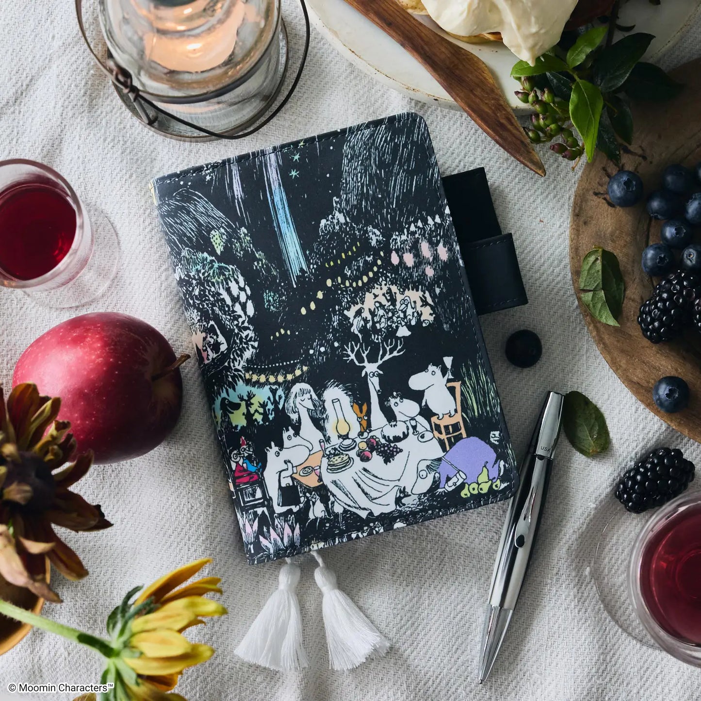 PRE-ORDER Hobonichi Techo 2026 Moomin: Night of the Big Party A6 Original Size Cover (Cover Only)