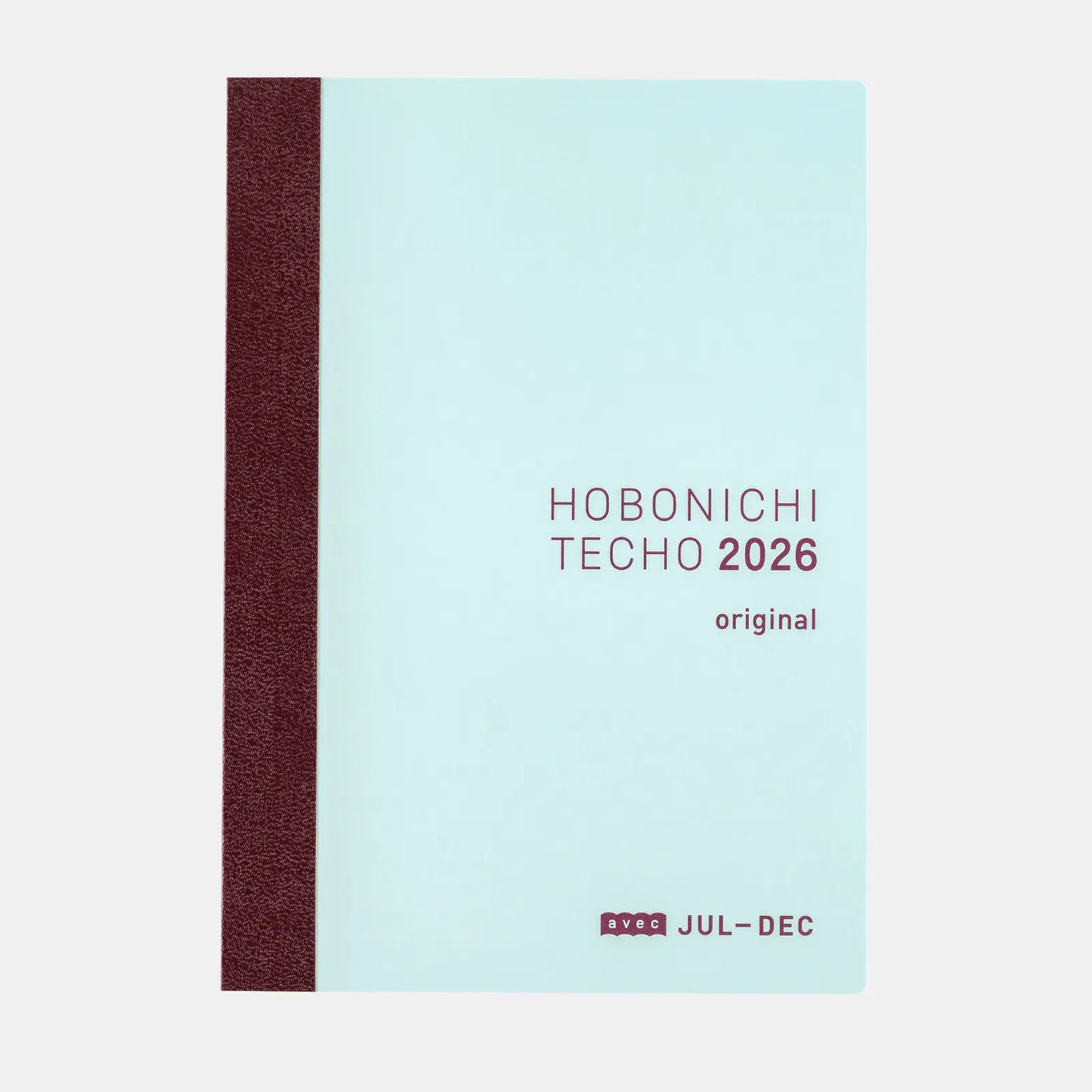 Hobonichi Techo 2026 Original Avec Book (July Start) A6 Size / Daily Single 6-month book / Jul start / Mon start