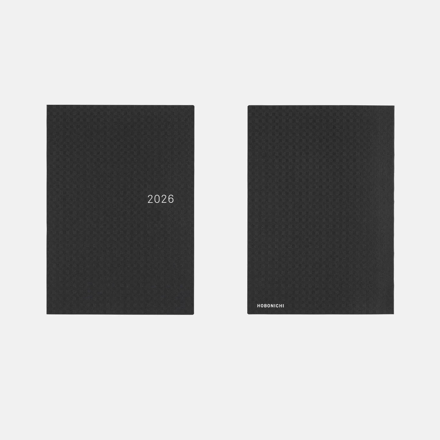 PRE-ORDER Hobonichi Techo 2026 Paper Series: Black Gingham HON / A5 Size / Daily / Jan start / Mon start - English Edition