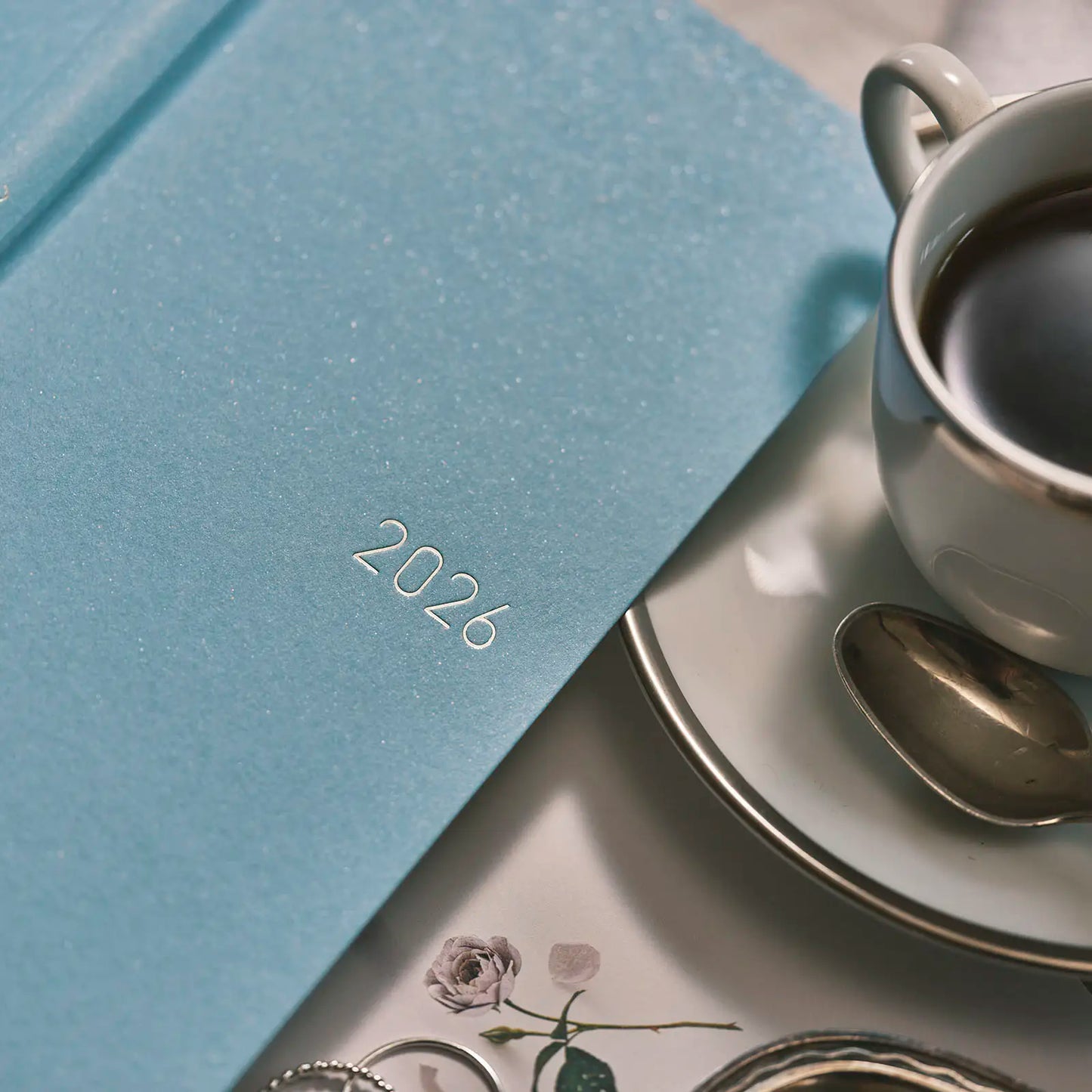 Hobonichi Techo 2026 Paper Series: Sky Weeks Hardcover Book / Weekly Horizontal / Jan start / Mon start - English Edition