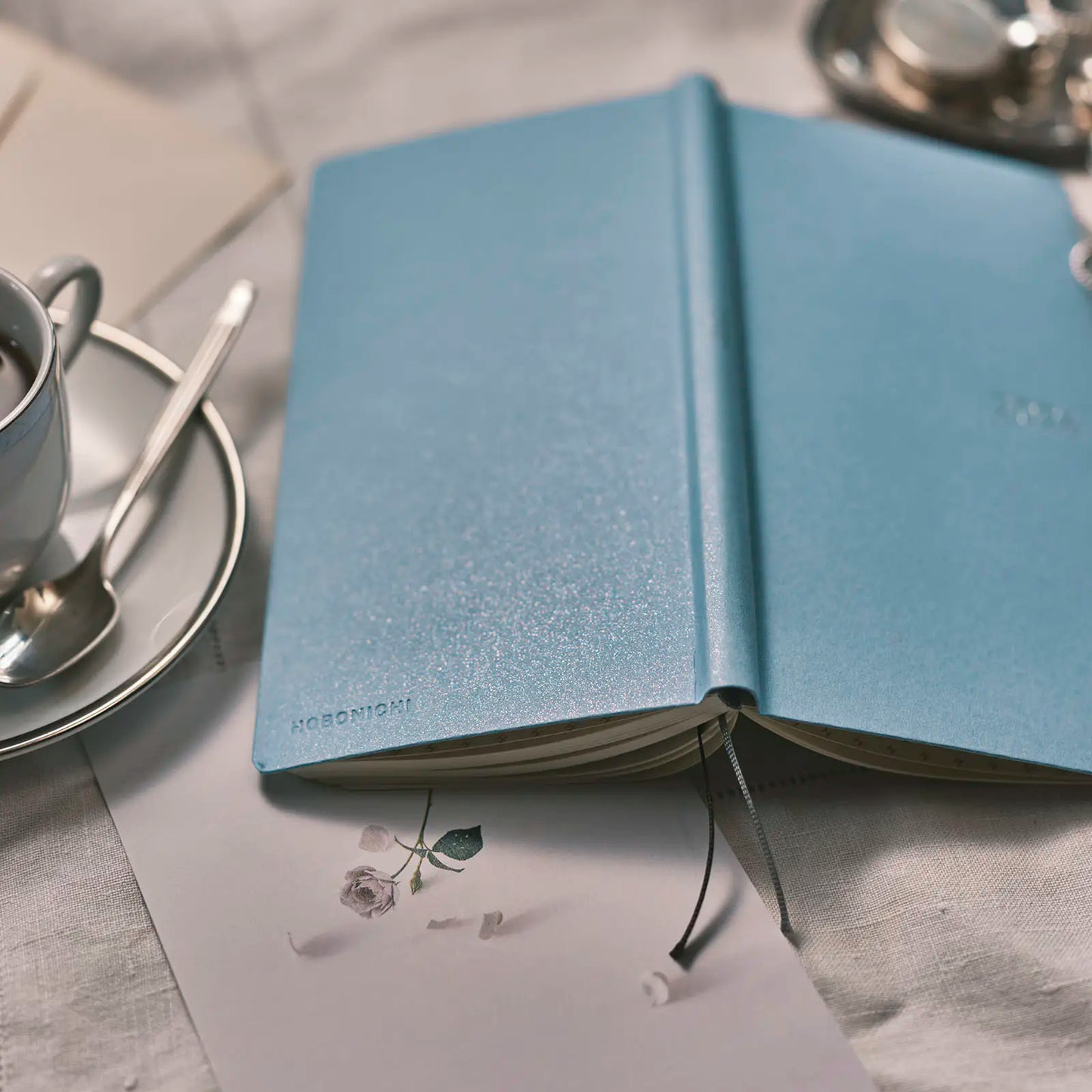 Hobonichi Techo 2026 Paper Series: Sky Weeks Hardcover Book / Weekly Horizontal / Jan start / Mon start - English Edition