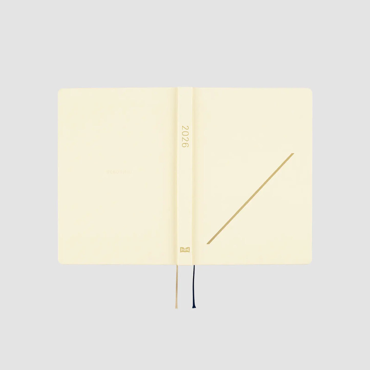 Hobonichi Techo 2026 Slash (Ivory) HON  / A5 Size / Daily / Jan start / Mon start - English Edition