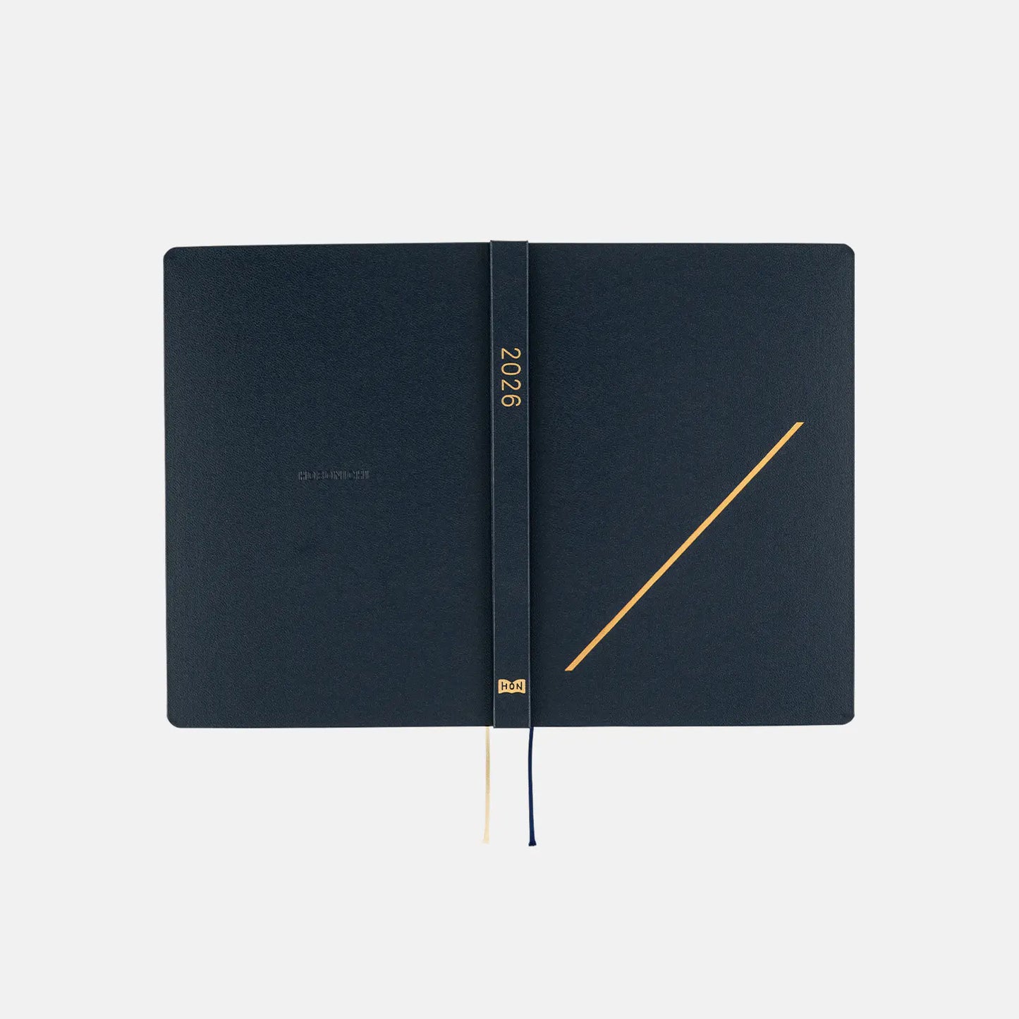 PRE-ORDER Hobonichi Techo 2026 Slash (Navy) HON  / A5 Size / Daily / Jan start / Mon start - English Edition